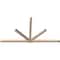 Ekena Millwork Kennewick Smooth Timber Gable Bracket, Douglas Fir, 108"W x 58"H x 3 1/2"D x 3 1/2"F, 13/12 Pitch GBW108X58X0404KEN00SDF - alternate 5